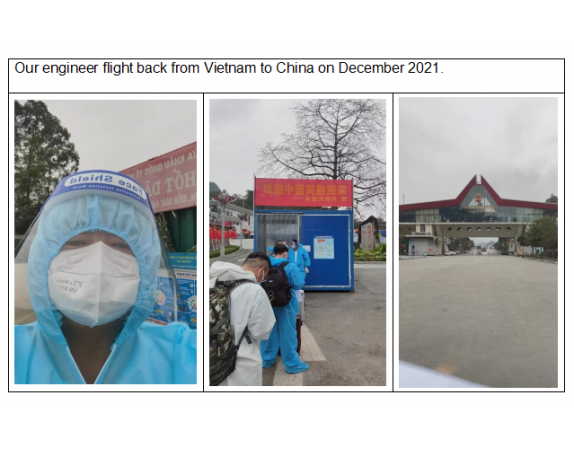 HOOHA Cable Engineer Mr Chen services in Vietnam(2021-2022)